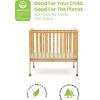 imageDelta Children Folding Portable Mini Baby Crib with 15inch Mattress  Greenguard Gold Certified GreyNatural
