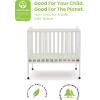 imageDelta Children Folding Portable Mini Baby Crib with 15inch Mattress  Greenguard Gold Certified GreyWhite