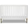 imageDelta Children Hendrix 4in1 Convertible Crib Midnight GreyBronzeBianca WhiteBronze