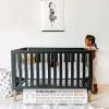imageDelta Children Hendrix 4in1 Convertible Crib Midnight GreyBronzeMidnight GreyBronze
