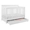 imageDelta Children Mercer 6in1 Convertible Crib with Storage Trundle Greenguard Gold Certified GreyBianca White