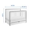 imageDelta Children Mercer 6in1 Convertible Crib with Storage Trundle Greenguard Gold Certified GreyBianca WhiteGrey