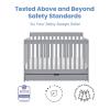imageDelta Children Mercer 6in1 Convertible Crib with Storage Trundle Greenguard Gold Certified GreyGrey