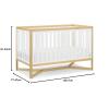 imageDelta Children Tribeca 4in1 Baby Convertible Crib Bianca WhiteNaturalBianca WhiteNatural