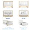 imageDelta Children Tribeca 4in1 Baby Convertible Crib Bianca WhiteNaturalBianca WhiteNatural