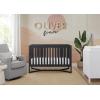 imageDelta Children Tribeca 4in1 Baby Convertible Crib Bianca WhiteNaturalMidnight Grey