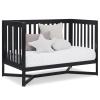 imageDelta Children Tribeca 4in1 Baby Convertible Crib Bianca WhiteNaturalMidnight Grey