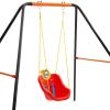 imageNick Jr PAW Patrol 2in1 Outdoor Swing by Delta Children  for Babies and Toddlers  Full Bucket SeatPaw Patrol
