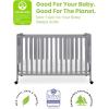 imageSimmons Kids Aria Full Size Portable Folding Crib  Greenguard Gold Certified GreyGrey