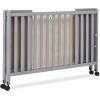imageSimmons Kids Aria Full Size Portable Folding Crib  Greenguard Gold Certified GreyGrey