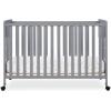 imageSimmons Kids Aria Full Size Portable Folding Crib  Greenguard Gold Certified GreyGrey
