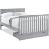 imageSimmons Kids Logan 6in1 Convertible Crib with Underdrawer  Greenguard Gold Certified GreyGrey