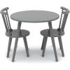 imageDelta Children Homestead Kids Table ampamp 2 Chairs Set  Ideal for Arts ampamp Crafts Greenguard Gold Certified GreyGrey