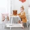 imageDelta Children Homestead Kids Table ampamp 2 Chairs Set  Ideal for Arts ampamp Crafts Greenguard Gold Certified GreyGrey
