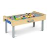 imageDelta Children Play N Store Building Bricks Play Table with 100 Play Bricks Included  Large Brick Plate Compatible with Lego MegaBlocks ampamp More  Legs Fold for Easy Under Bed Storage Grey
