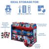 imageMarvel SpiderMan Deluxe 9 Bin Design and Store Toy Organizer by Delta Children Greenguard Gold Certified