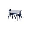imageDelta Children Kids Table and Chair Set with Storage 2 Chairs Included GreyBlueGreyBlue