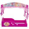 imageDelta Children  Disney Princess Plastic Sleep and Play Toddler Bed with Canopy Pink