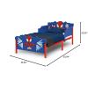 imageDelta Children Spidey and His Amazing Friends 3D Toddler Bed BlueSpidey and His Amazing Friends