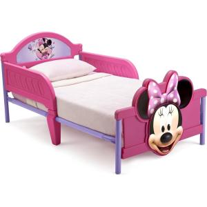 imageDelta Children Disney Princess 3D Toddler Bed PinkMinnie Mouse