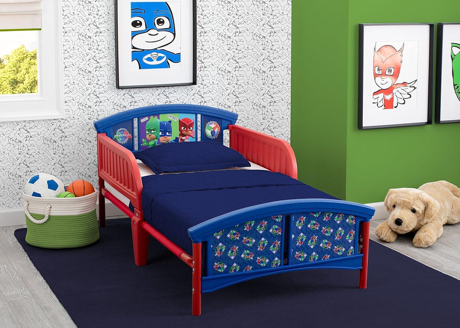 imageDelta Children Plastic Toddler Bed BlueyPj Masks