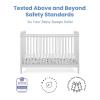 imageDelta Children Saint 4in1 Convertible Crib  Greenguard Gold Certified Bianca WhiteBianca White