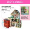 imageDelta Children Deluxe Maui Dollhouse  Large 4Story Dollhouse with 12 Rooms Includes 50 Accessories  Working Elevator Wave Slide LightsSounds  Fits 12inch Dolls  Pretend Play Gift for Ages 3