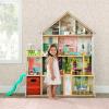 imageDelta Children Deluxe Maui Dollhouse  Large 4Story Dollhouse with 12 Rooms Includes 50 Accessories  Working Elevator Wave Slide LightsSounds  Fits 12inch Dolls  Pretend Play Gift for Ages 3