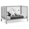imageGAP babyGap Charlie 6in1 Convertible Crib  Greenguard Gold Certified Bianca WhiteGrey
