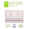 imagebabyGap by Delta Children Graham 4in1 Convertible Crib with Storage Drawer TrueSleep Crib and Toddler Mattress Bundle Blush PinkDark Pink