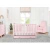 imagebabyGap by Delta Children Graham 4in1 Convertible Crib with Storage Drawer TrueSleep Crib and Toddler Mattress Bundle Blush PinkDark Pink