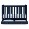 imagebabyGap by Delta Children Graham 4in1 Convertible Crib with Storage Drawer TrueSleep Crib and Toddler Mattress Bundle NavyLight Blue
