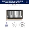 imagebabyGap by Delta Children Tate 4in1 Convertible Crib TrueSleep Crib and Toddler Mattress Bundle EbonyNatural