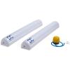 imageDelta Children Inflatable Bed Rails for Toddlers ampamp Kids with Foot Pump 2 Pack  LeakProof Portable Guardrails Great for Travel or at Home White