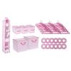 imageDelta Children Nursery Storage 48 Piece Set  Easy StorageOrganization Solution  Keeps Bedroom Nursery ampamp Closet Clean BeigeBarely Pink