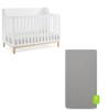 imagebabyGap by Delta Children Oxford 6in1 Convertible Crib TrueSleep 2Stage Deluxe Crib and Toddler Mattress Bundle