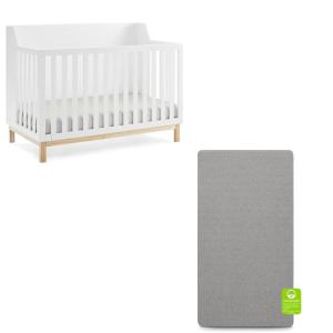 imagebabyGap by Delta Children Oxford 6in1 Convertible Crib TrueSleep 2Stage Deluxe Crib and Toddler Mattress Bundle
