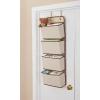 imageDelta Children 4 Pocket Over The Door Hanging Organizer Easy StorageOrganization Solution  Versatile and Accessible in Any Room in the House BeigeBeige