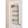 imageDelta Children 4 Pocket Over The Door Hanging Organizer Easy StorageOrganization Solution  Versatile and Accessible in Any Room in the House BeigeBeige