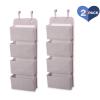 imageDelta Children 4 Pocket Over The Door Hanging Organizer Easy StorageOrganization Solution  Versatile and Accessible in Any Room in the House BeigePink