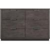 imageDelta Children Forever 6 Drawer Dresser Fully Assembled  Naturals Collection AcornRustic Grey