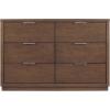 imageDelta Children Forever 6 Drawer Dresser Fully Assembled  Naturals Collection AcornTeak Brown