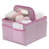 imageDelta Children Portable Nursery Caddy  Essential Lightweight Storage Bin with Multiple Compartments  Easy StorageOrganization Solution BeigeBarely Pink