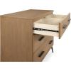 imageDelta Children Sloane 4 Drawer Dresser with Changing Top Bianca White wMelted BronzeAcornMatte Black
