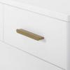 imageDelta Children Sloane 4 Drawer Dresser with Changing Top Bianca White wMelted BronzeBianca White WMelted Bronze