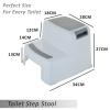 imageDelta Children Toddler Step Stool for Boys ampamp Girls  2 Pack  Ideal for Potty Training Bathroom Kitchen or Bedroom WhiteGrey
