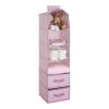 imageDelta Children 6 Shelf Hanging Wall Storage with 2 Drawers  Easy StorageOrganization Solution Holds Sweaters Shirts Pants Accessories ampamp More  Movable Drawers Allow for Customization Pink