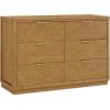 imageDelta Children Forever 6 Drawer Dresser Fully Assembled  Naturals Collection AcornAcorn