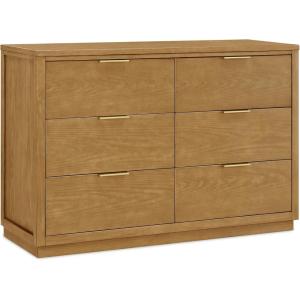 imageDelta Children Forever 6 Drawer Dresser Fully Assembled  Naturals Collection AcornAcorn