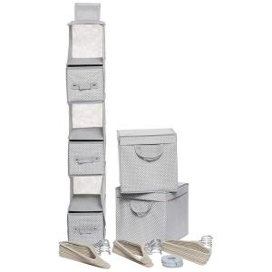 imageDelta Children Nursery Storage 48 Piece Set  Easy StorageOrganization Solution  Keeps Bedroom Nursery ampamp Closet Clean Dove Grey